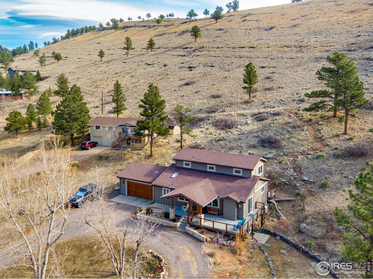 5508 Olde Stage Road Boulder, CO 80302 - Photo 2 of 40 Aerial of Front of Property