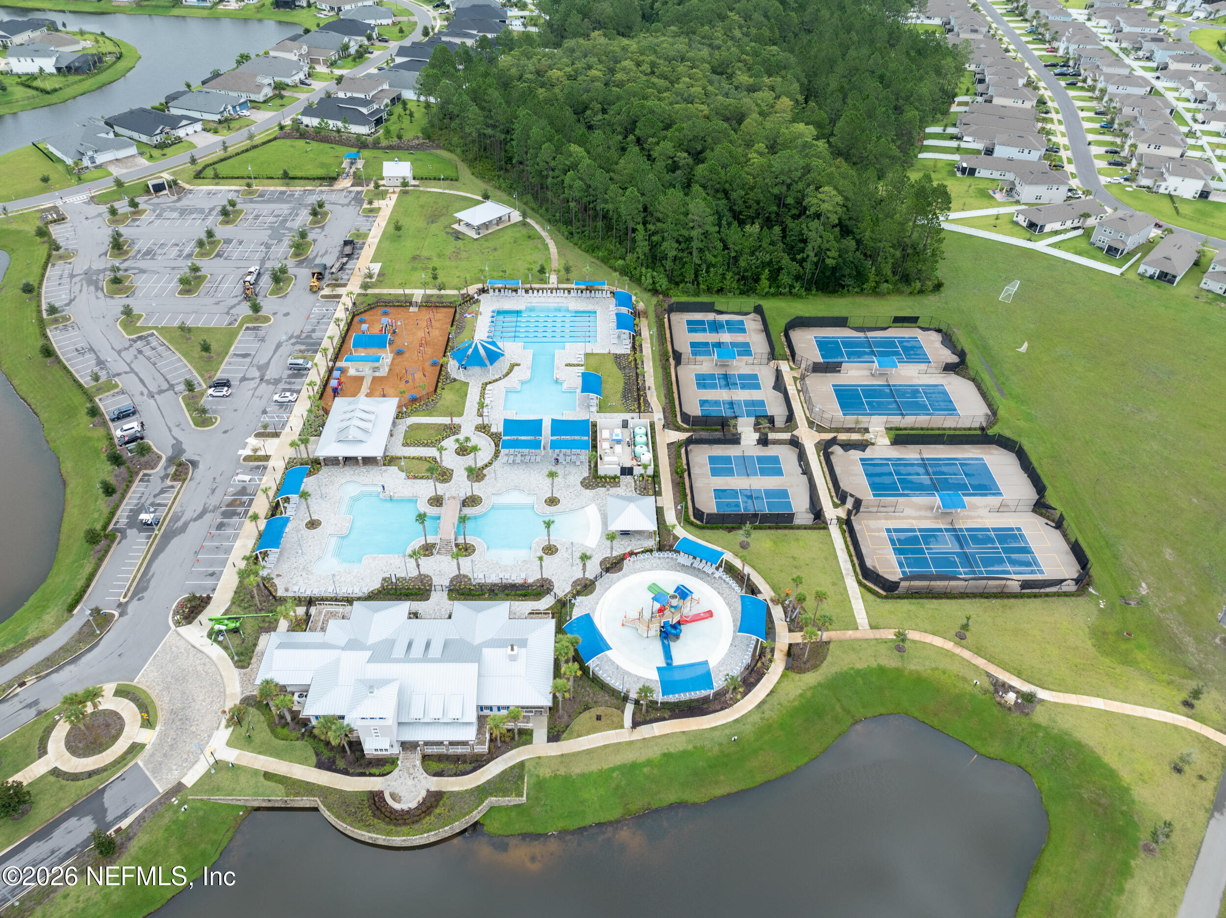 57 Cedar Elm Way St. Augustine, FL 32092 - Photo 55 of 65 an aerial view of a swimming pool