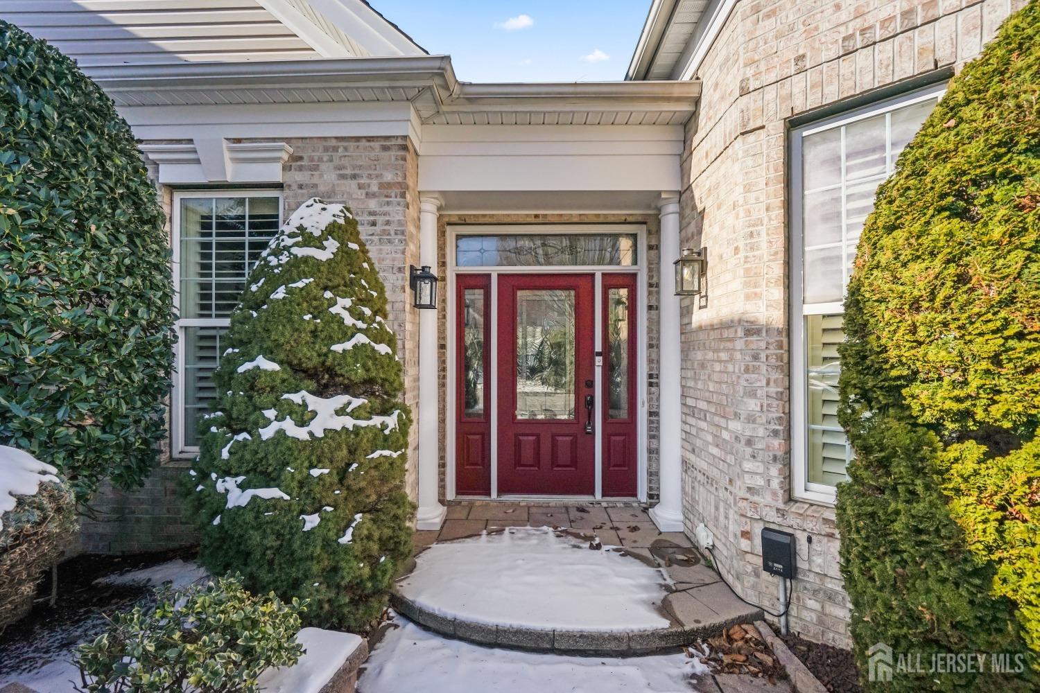 47 Kings Mill Road Monroe Township, NJ 08831 - Photo 2 of 38 front view of a house with potted plants
