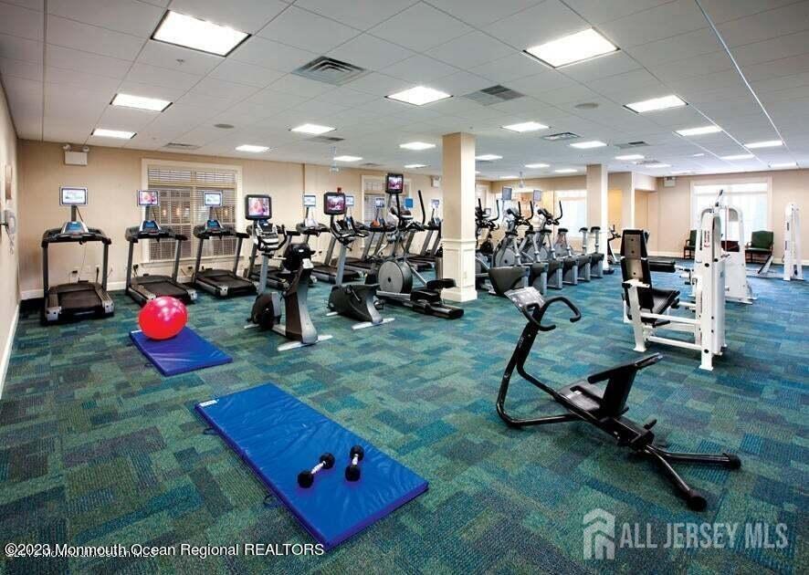 47 Kings Mill Road Monroe Township, NJ 08831 - Photo 38 of 38 a view of a room with gym equipment