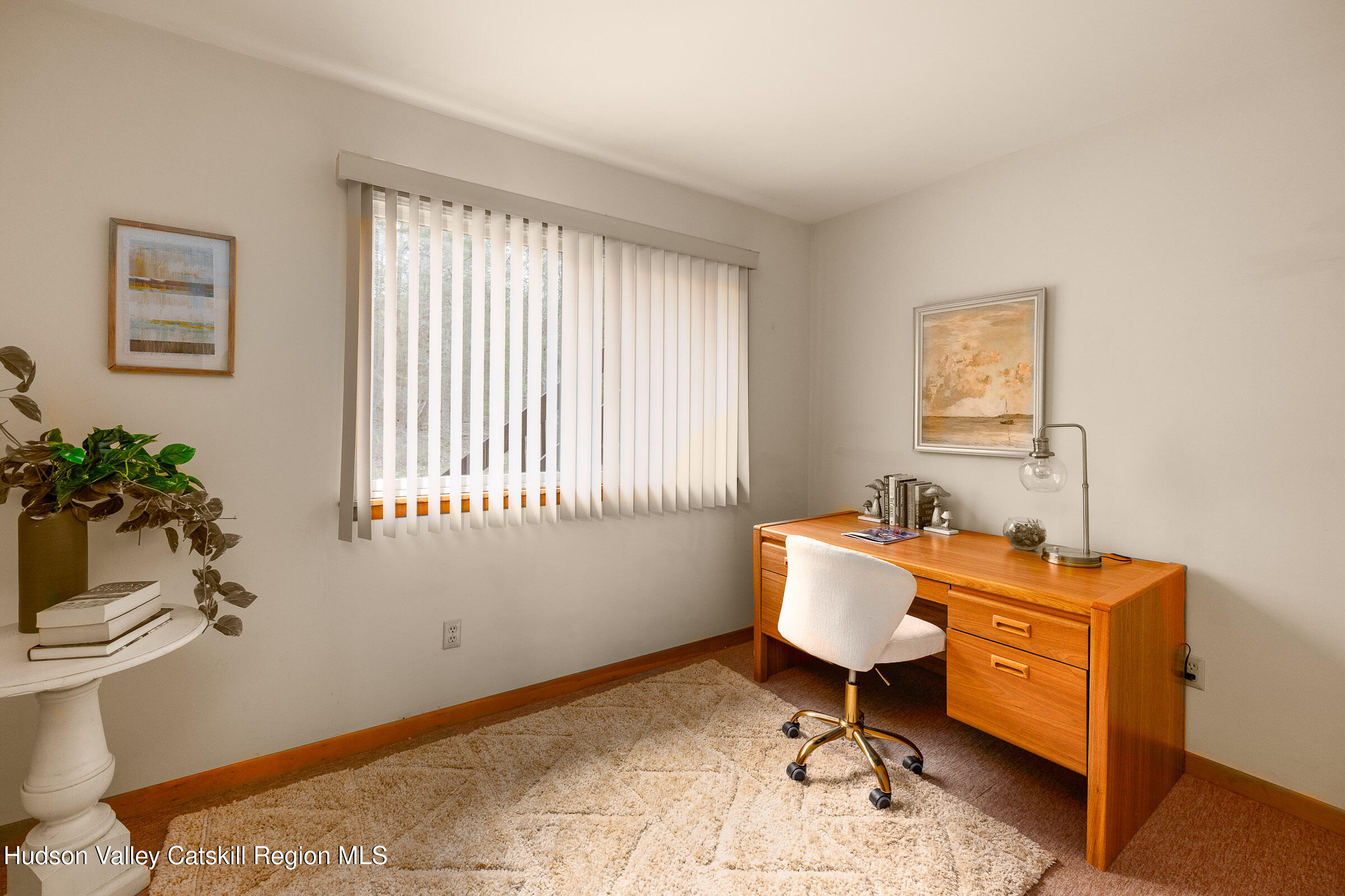 170 Macdaniel Road Woodstock, NY 12498 - Photo 22 of 33 a workspace with furniture and a window