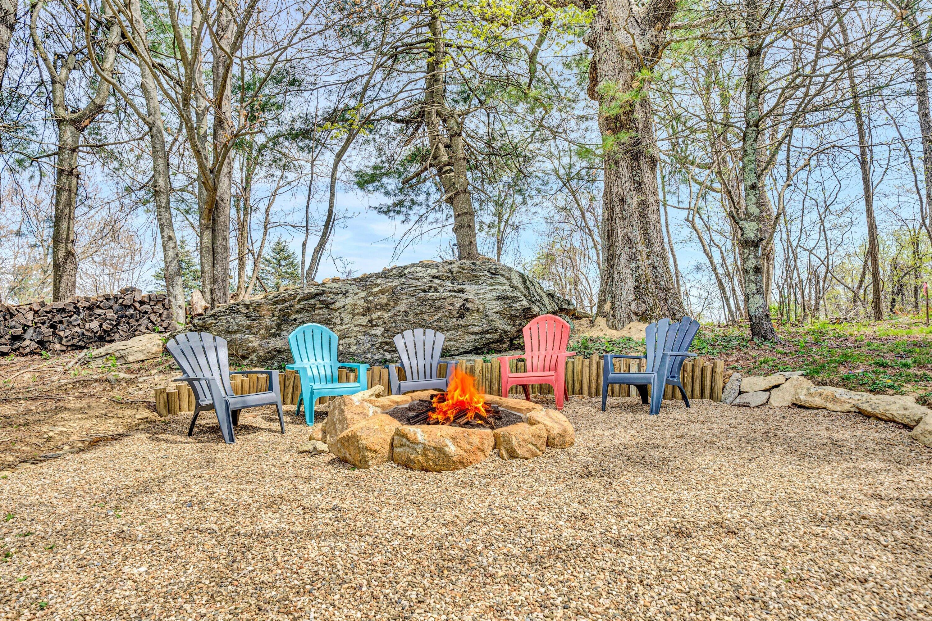 10610 Slings Gap Road Bent Mountain, VA 24059 - Photo 53 of 61 Firepit