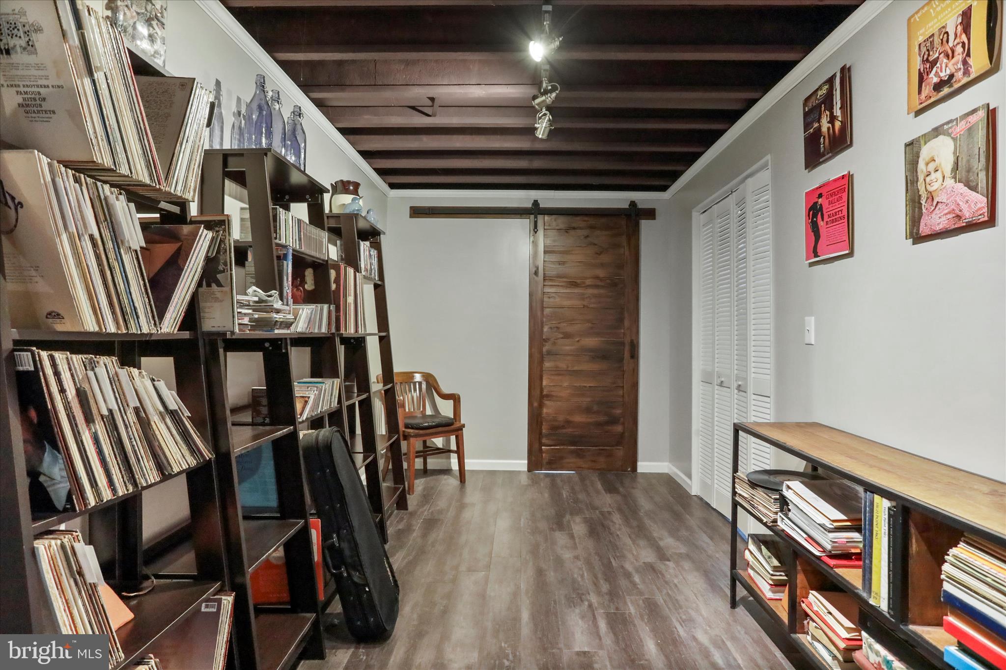 5670 Long Meadow Road Middletown, VA 22645 - Photo 36 of 61 a view of hallway with wooden floor and stairs