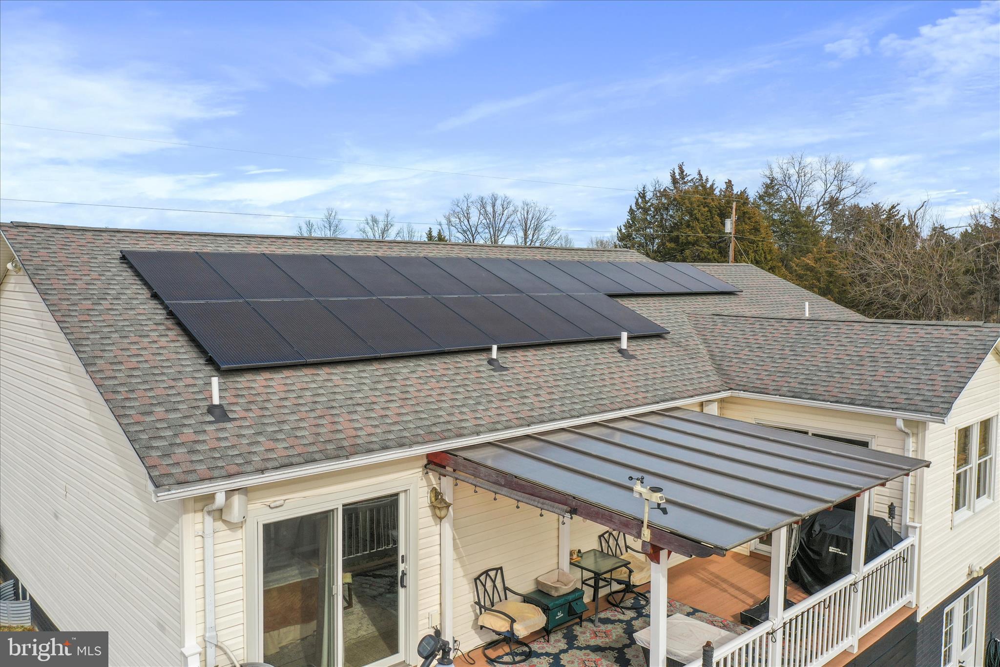 5670 Long Meadow Road Middletown, VA 22645 - Photo 58 of 61 a aerial view of a house with a yard and balcony