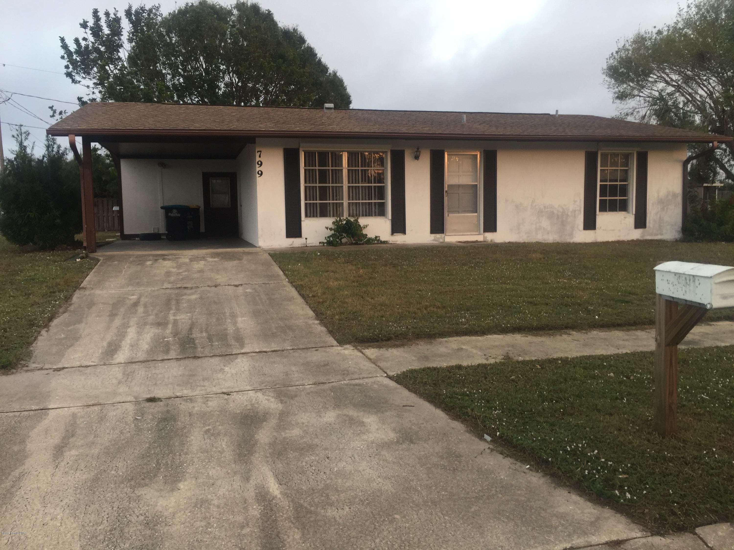 799 Hampton Drive Northeast Palm Bay, FL 32905 - Photo 1 of 9 FRONT OF HOME