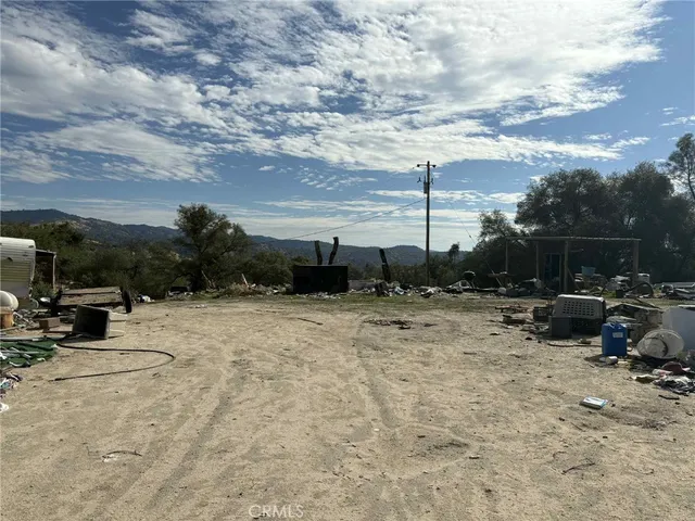 a view of snow on a field