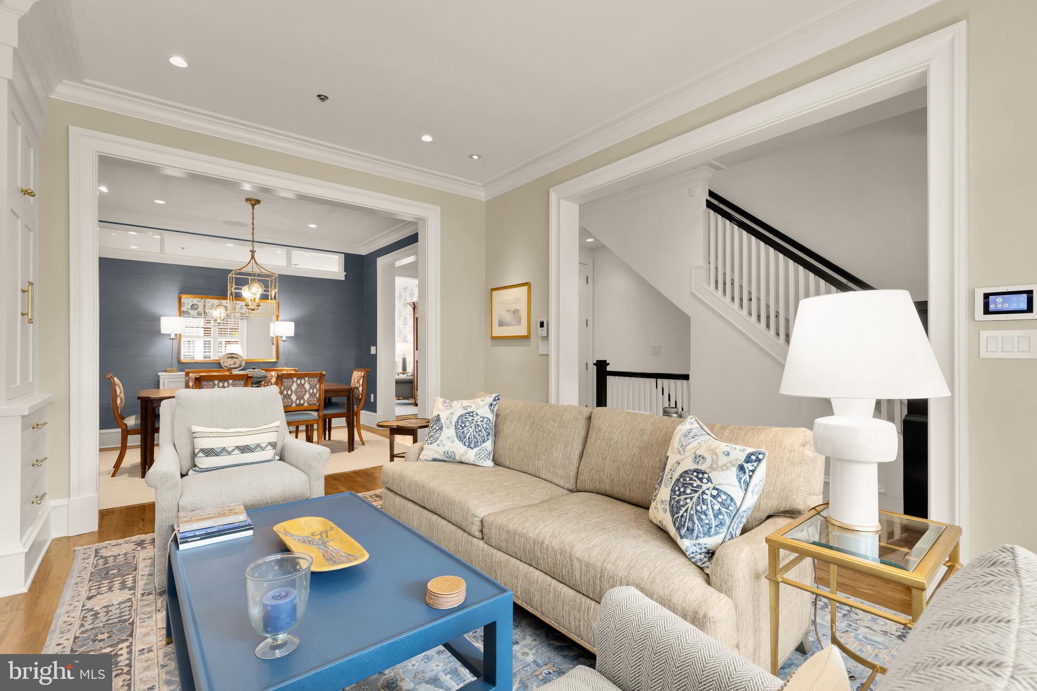 7449 Arlington Road Bethesda, MD 20814 - Photo 6 of 35 a living room with furniture and wooden floor