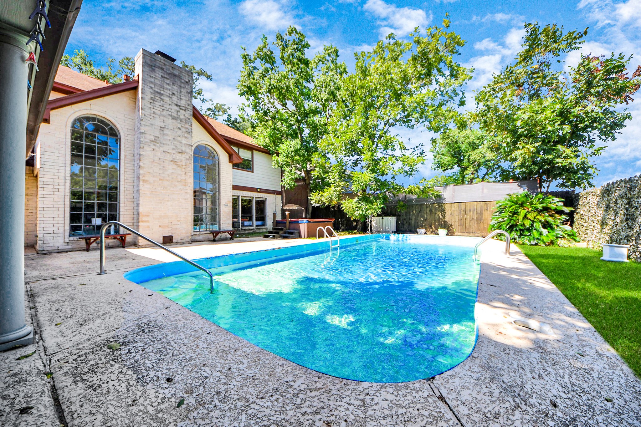 4712 Country Club View Baytown, TX 77521 - Photo 46 of 50 swimming pool view with a seating space