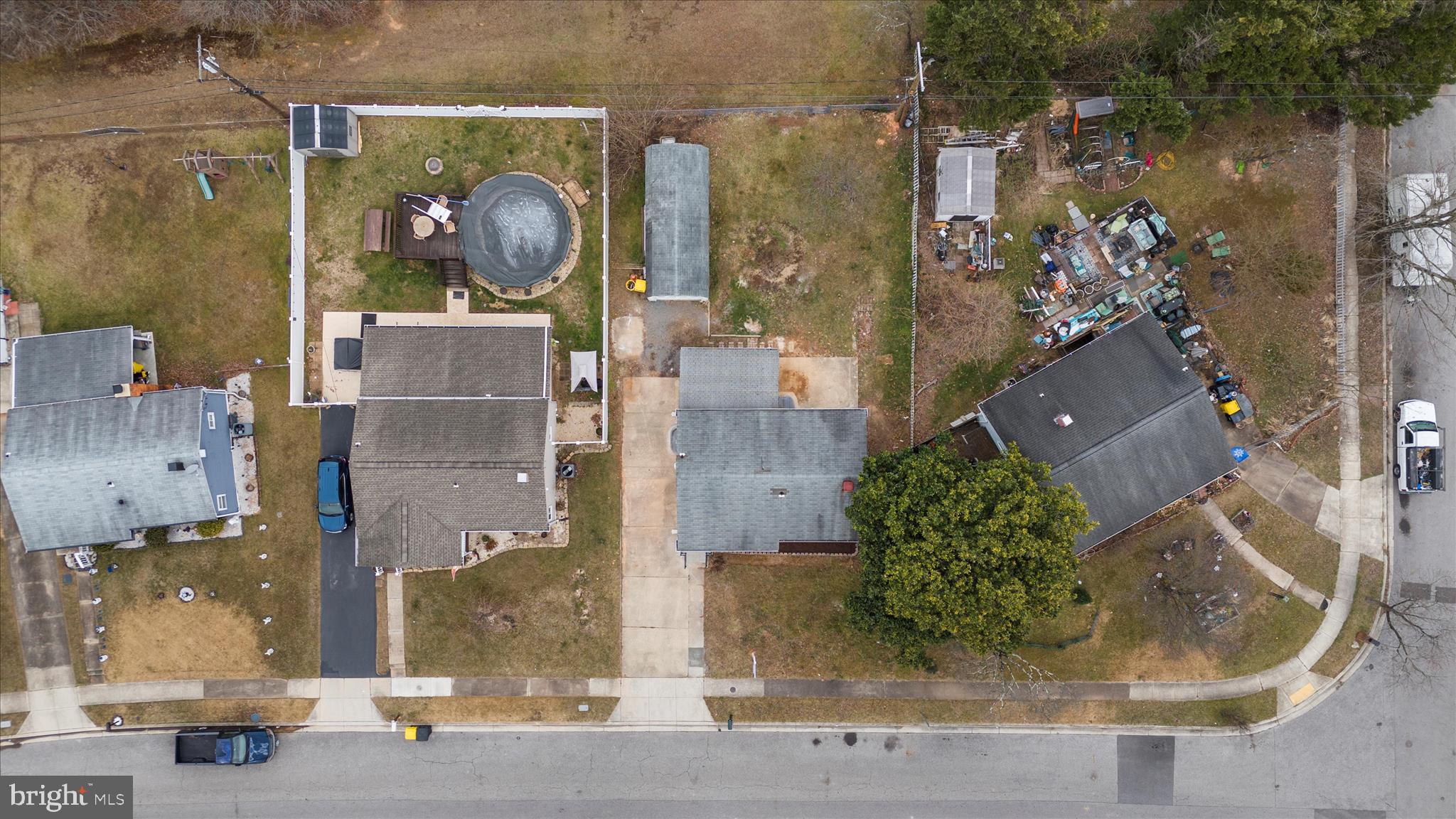 7831 Overhill Road Glen Burnie, MD 21060 - Photo 41 of 57 an aerial view of a house with yard and large tree