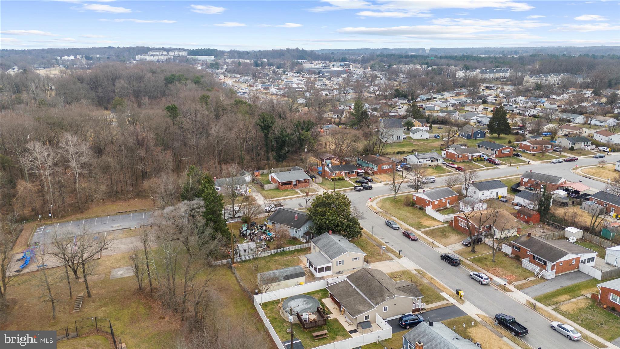 7831 Overhill Road Glen Burnie, MD 21060 - Photo 49 of 57 an aerial view of residential building with parking space