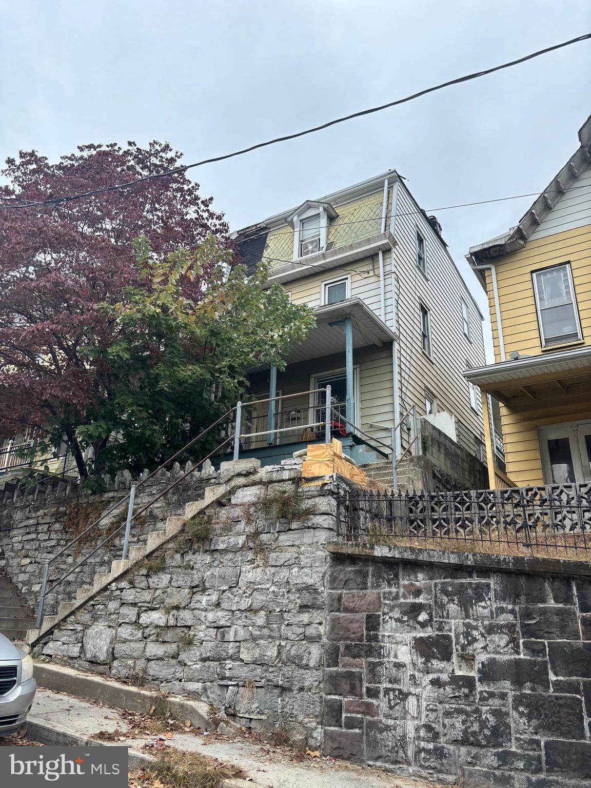 a view of a house with a patio