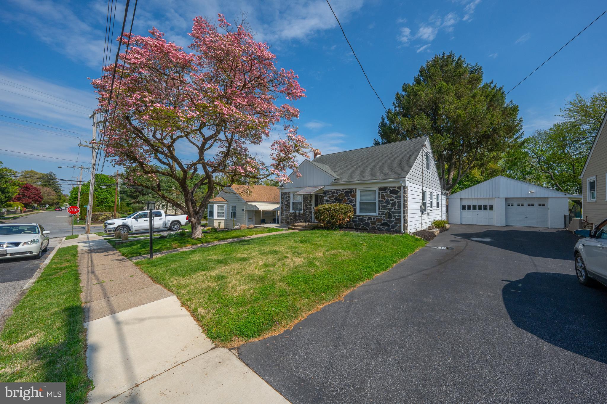 1305 Center Road Drexel Hill, PA 19026 - Photo 37 of 37 a front view of house with yard and green space