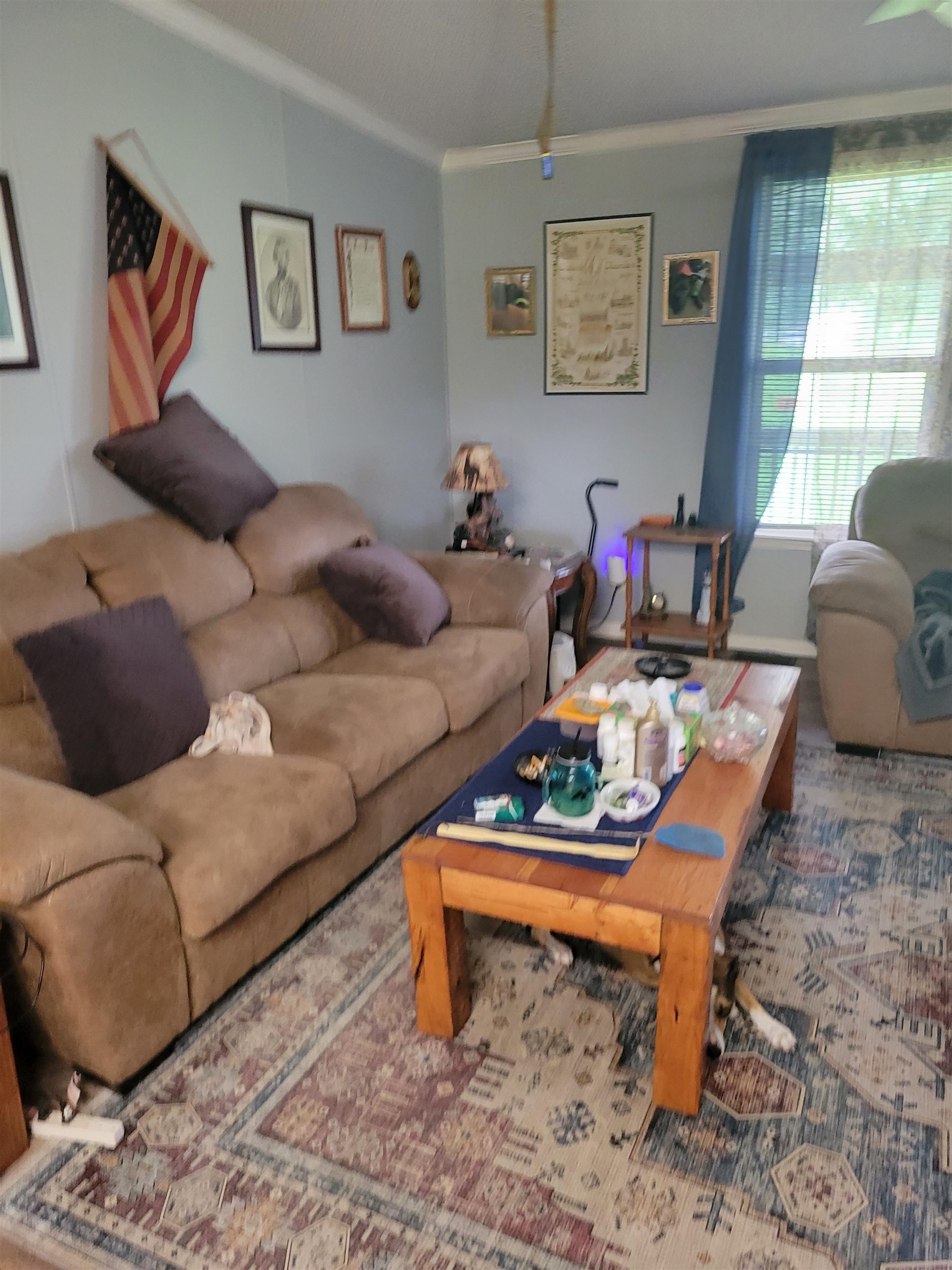 2496 Detroit Road Burlison, TN 38015 - Photo 23 of 25 Living room with crown molding