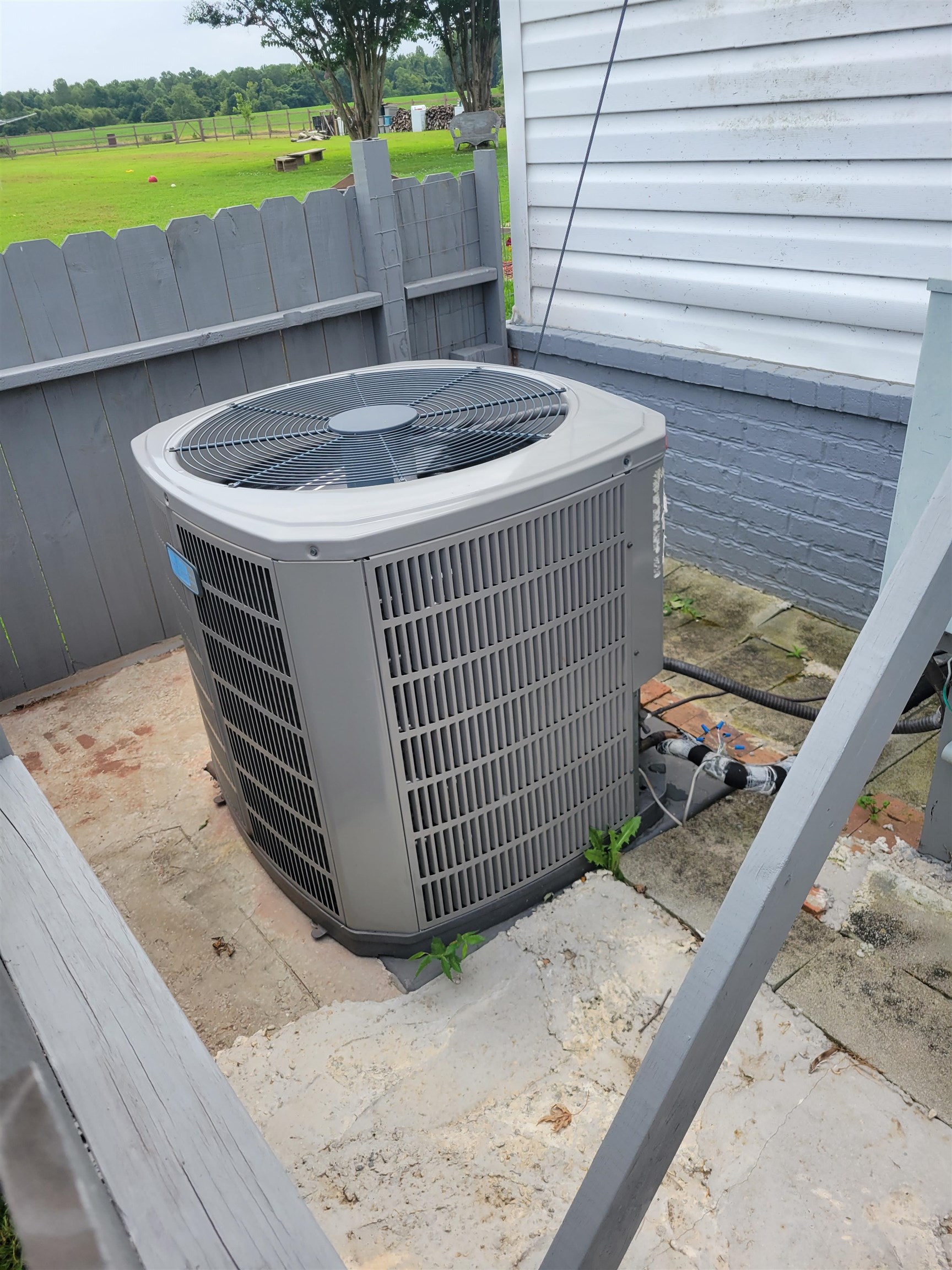 2496 Detroit Road Burlison, TN 38015 - Photo 6 of 25 Exterior view of a central AC unit
