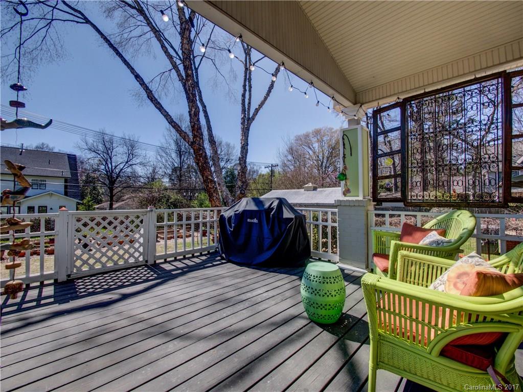 2412 Laburnum Avenue Charlotte, NC 28205 - Photo 18 of 24 a view of a balcony with outdoor seating