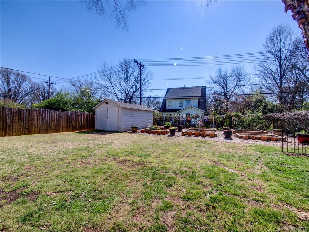 2412 Laburnum Avenue Charlotte, NC 28205 - Photo 21 of 24 a view of backyard with seating space