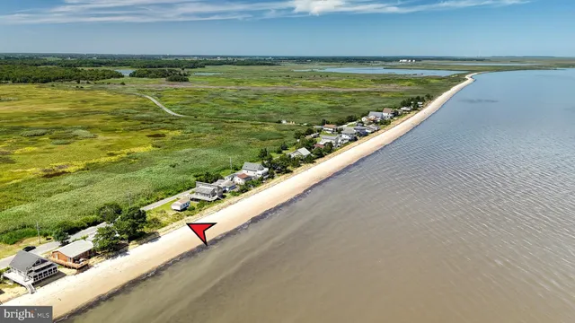 a view of beach and ocean