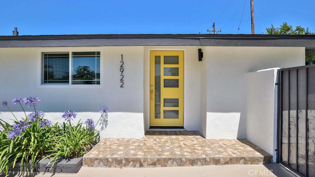 a front view of a house with windows