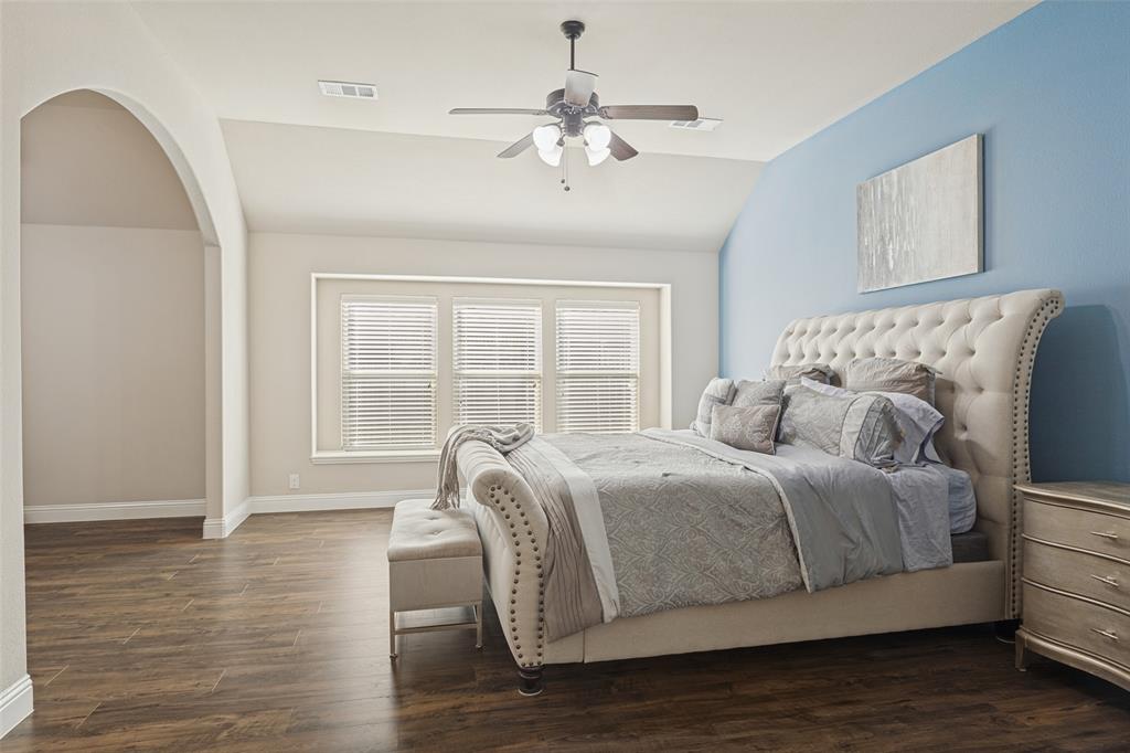 3405 Fletcher Road Heartland, TX 75114 - Photo 17 of 30 Spacious primary bedroom which has bonus room directly connected.