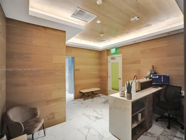 front view of a building with a street