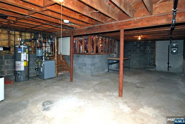 a view of storage and utility room