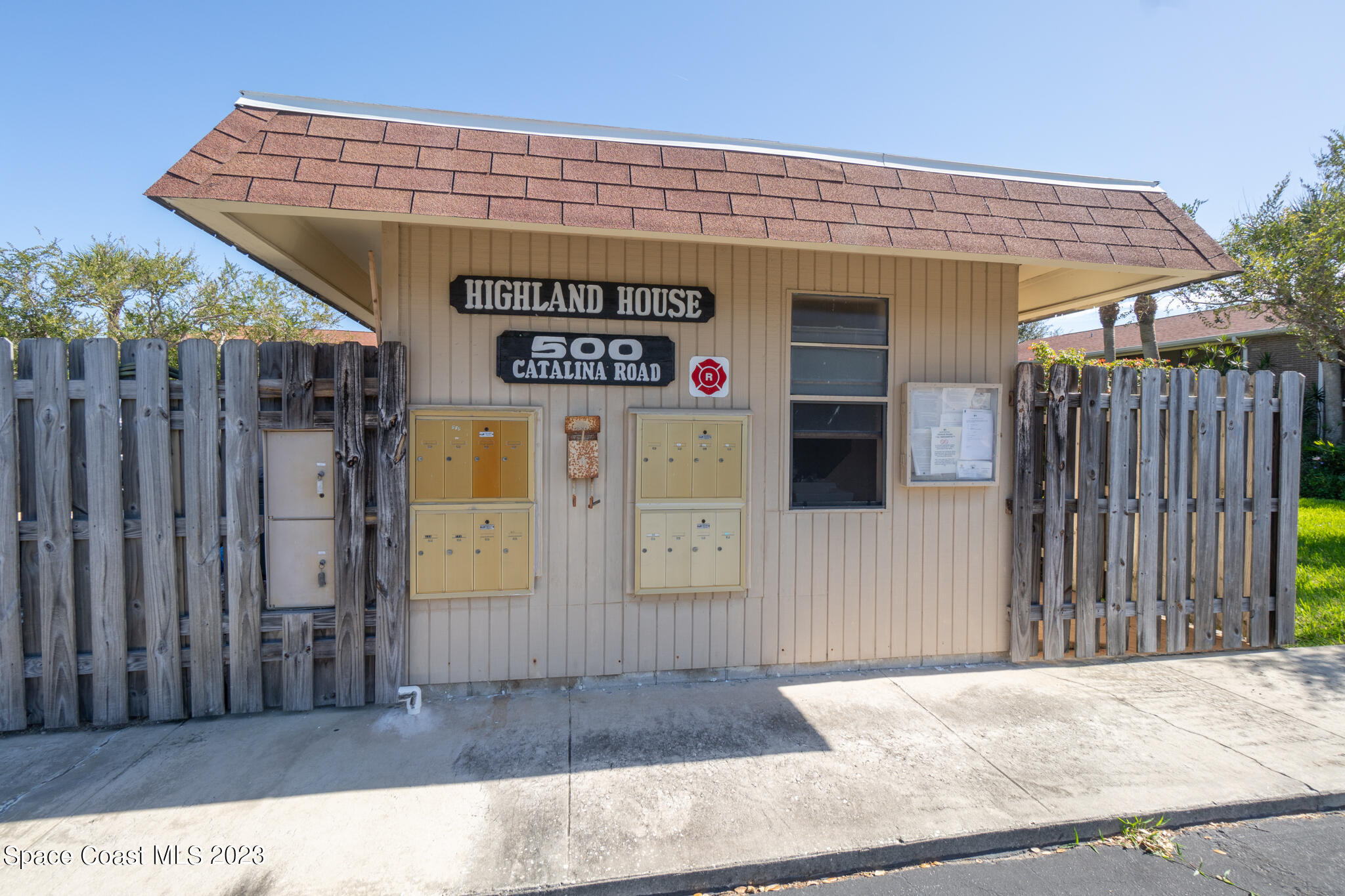 500 Catalina Road, Unit 103 Cocoa Beach, FL 32931 - Photo 26 of 28 a view of a wooden door