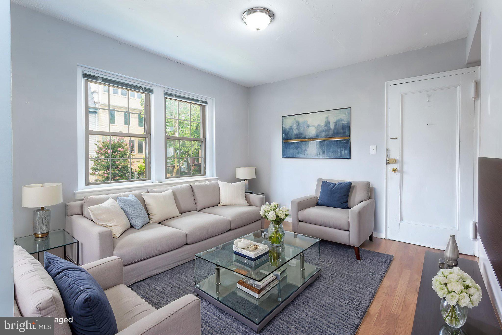 Living Room Virtual Staging