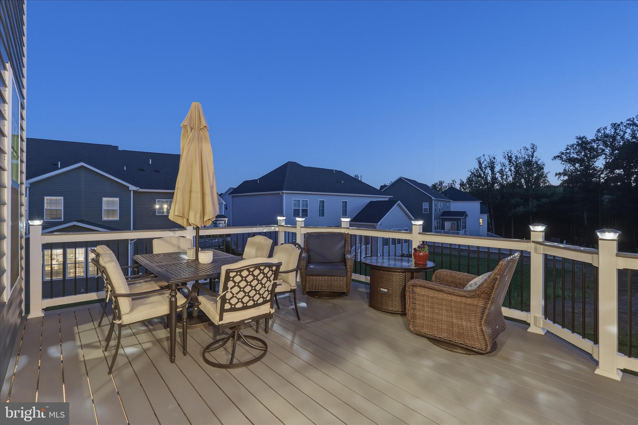 910 Enfield Farm Lane Brunswick, MD 21716 - Photo 65 of 87 Deck Twilight