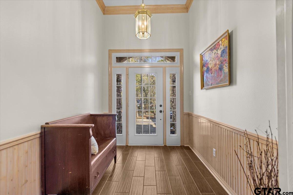 1336 Bridle Path Lane Hideaway, TX 75771 - Photo 17 of 48 a view of a hallway with entryway door