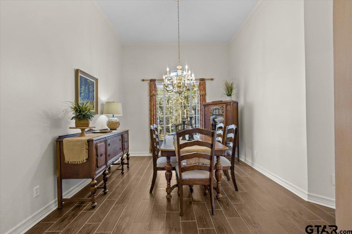 1336 Bridle Path Lane Hideaway, TX 75771 - Photo 19 of 48 a dining room with furniture and window