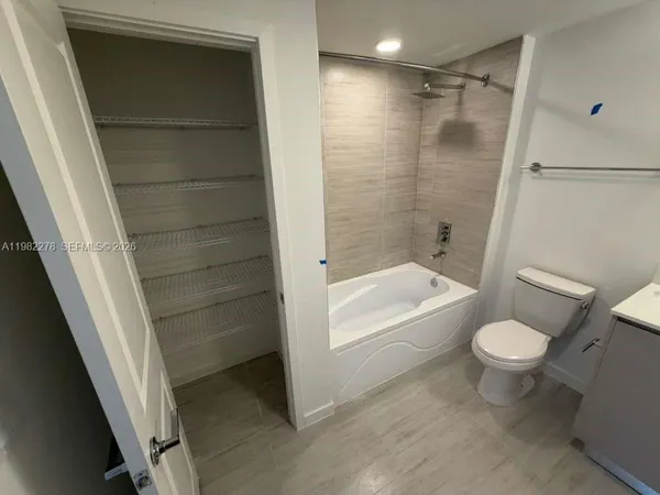 a view of walk in closet