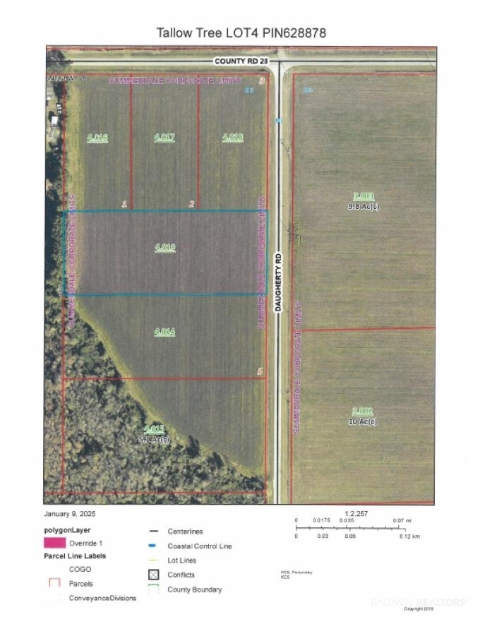 0 Daugherty Road Foley, AL 36535 - Photo 2 of 14 Tax Plat, Tallow Tree Lot 4