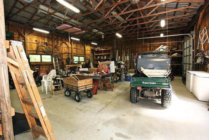 479 McCleary Road Knox, PA 16232 - Photo 23 of 24 Inside equipment barn to hold all of those fun toys. Concrete floor.