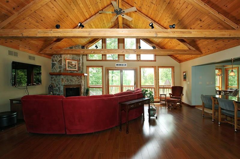 479 McCleary Road Knox, PA 16232 - Photo 9 of 24 Open tongue and groove cedar vaulted ceiling that is open to kitchen. Enjoy the fabulous view from this room or the deck.