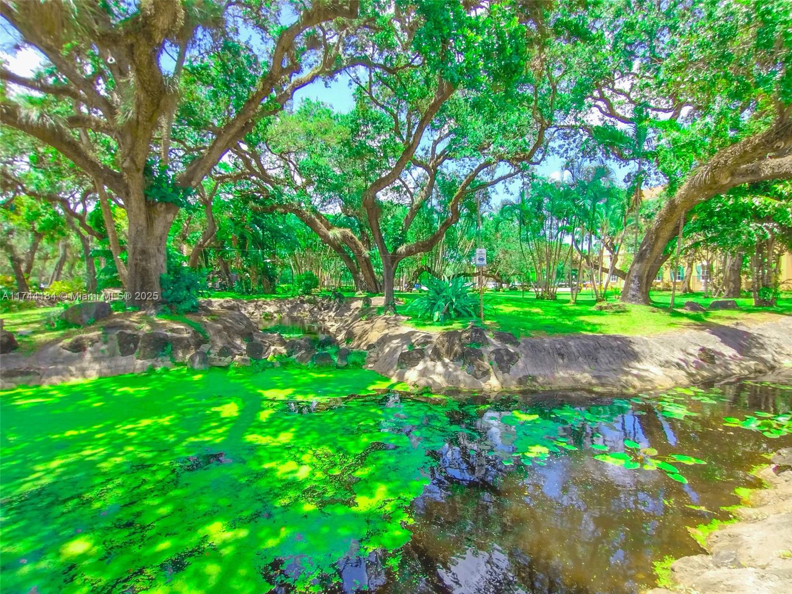 4174 Inverrary Drive, Unit 706 Lauderhill, FL 33319 - Photo 48 of 59 a backyard of a house with lots of green space and garden