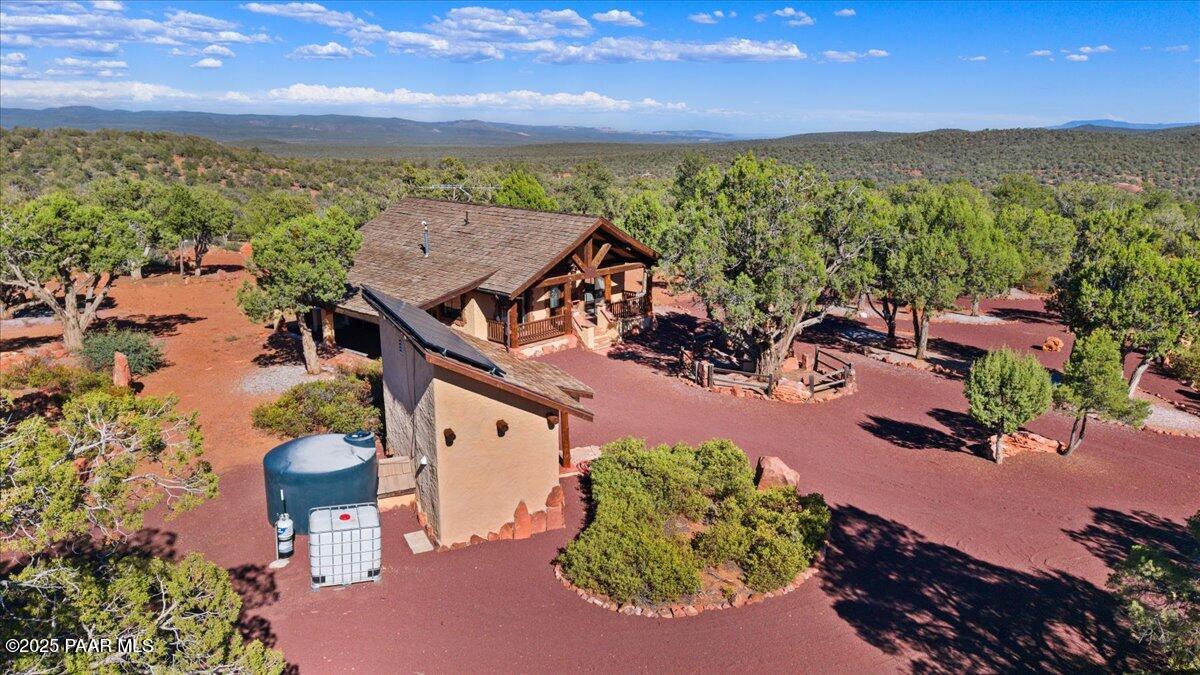 49 Norma Way Ash Fork, AZ 86320 - Photo 2 of 25 02-Aerial View Front