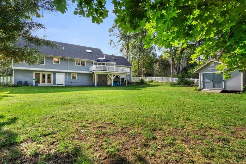 3 Nairn Road Bourne, MA 02559 - Photo 35 of 42 a view of a house with a big yard and large trees