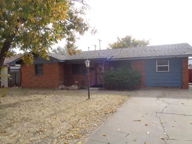 a backyard of a house