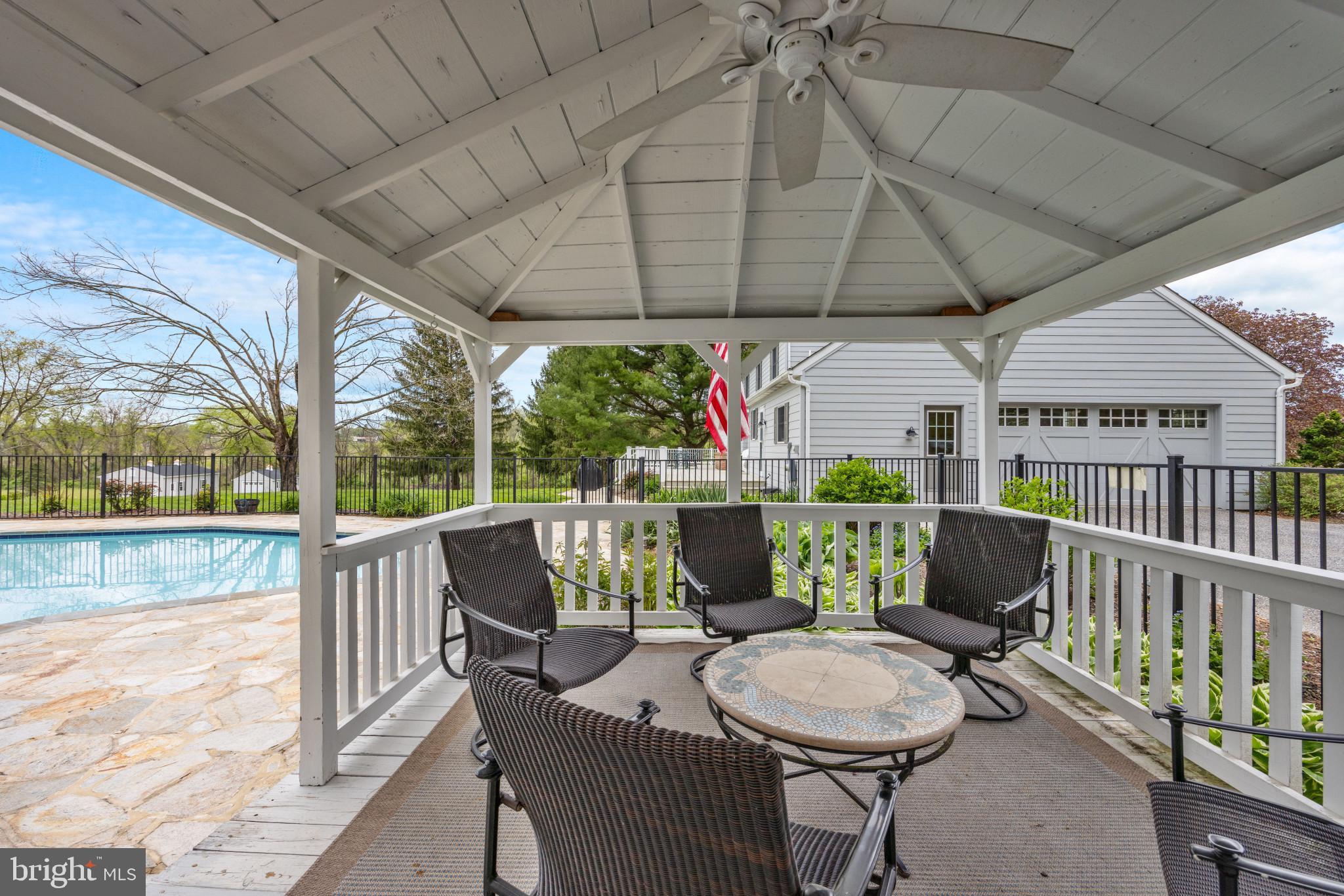 15549 Carroll Road Monkton, MD 21111 - Photo 54 of 87 Covered area for relaxing by the pool