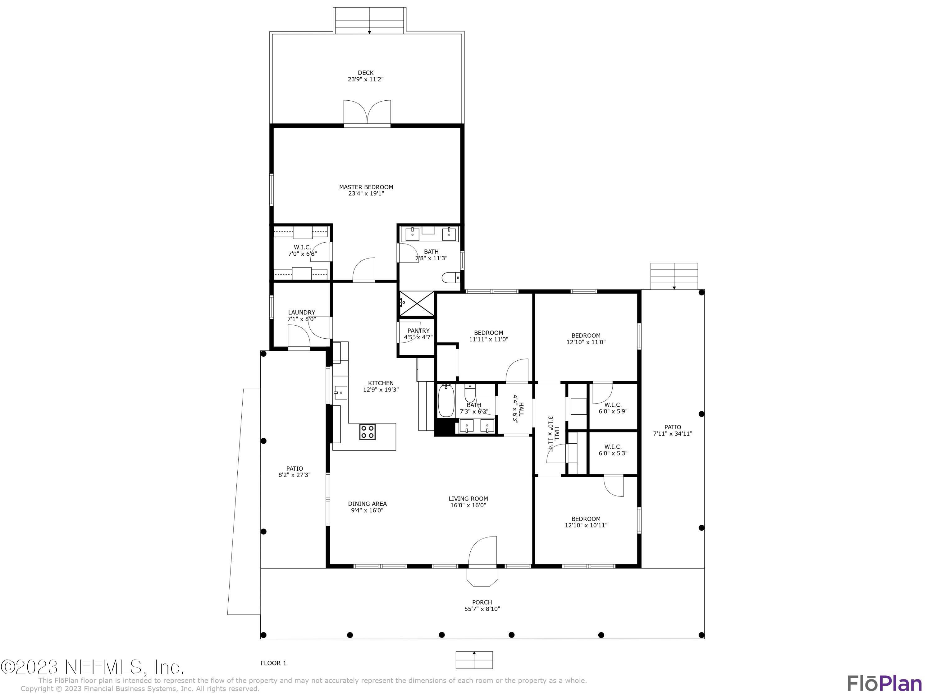 1306 Starratt Road Jacksonville, FL 32218 - Photo 51 of 51 FloPlan w dimensions 1306 Starratt Rd