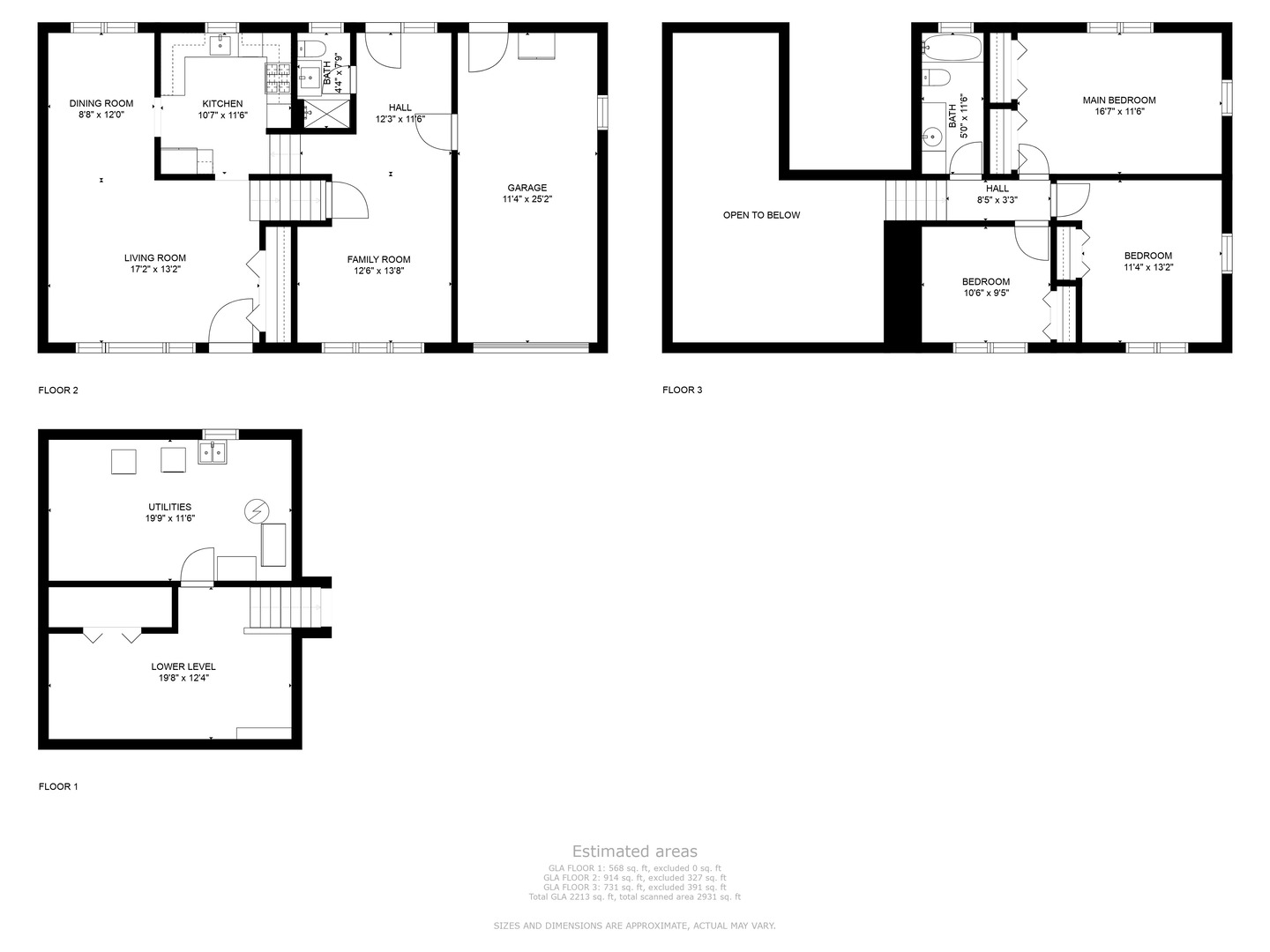 272 Scott Street Wheeling, IL 60090 - Photo 25 of 28 a picture of a floor plan