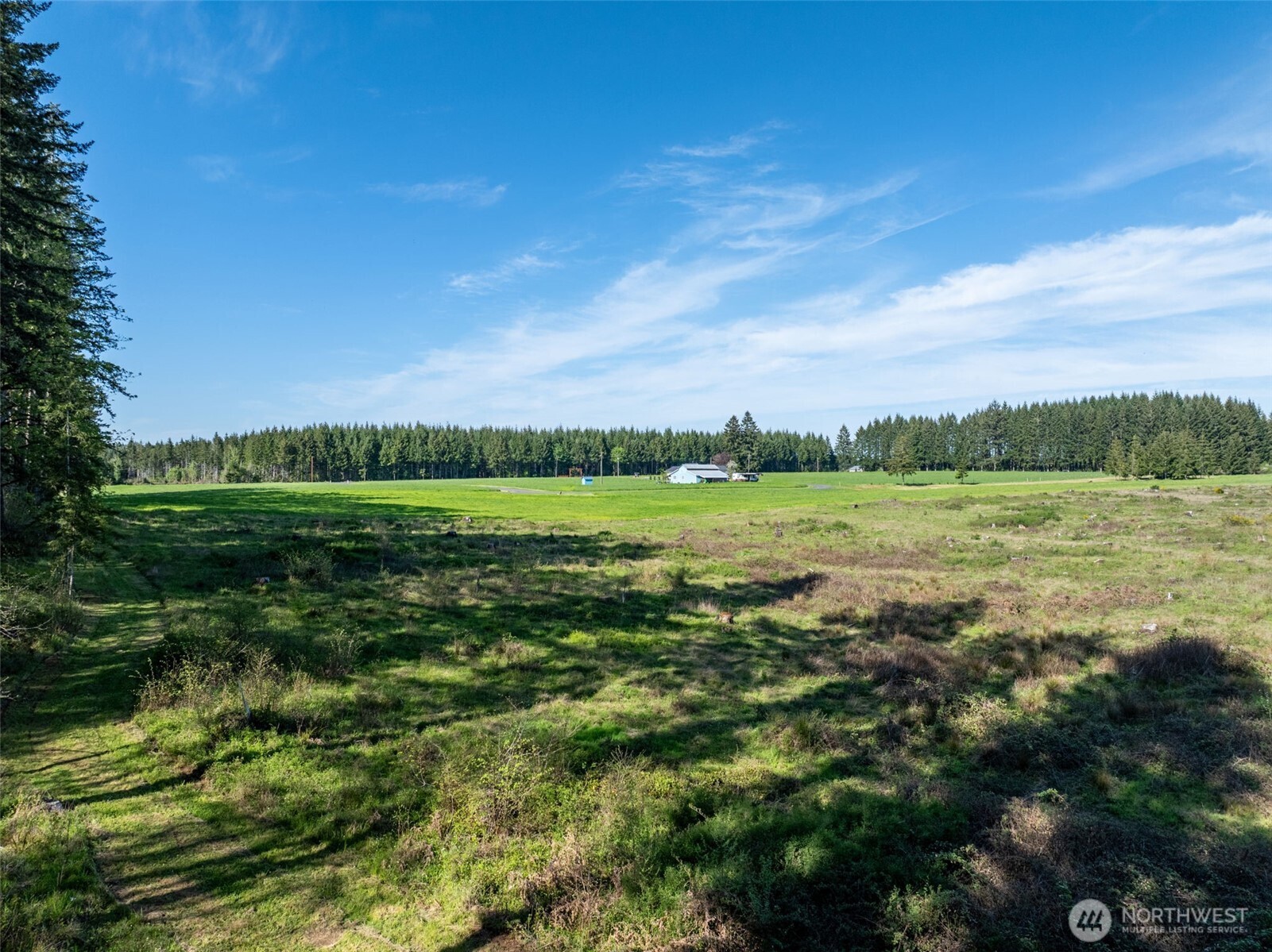0 McGlaughlin Road, Unit 4 Winlock, WA 98596 - Photo 11 of 12 a view of a green field with wooden fence
