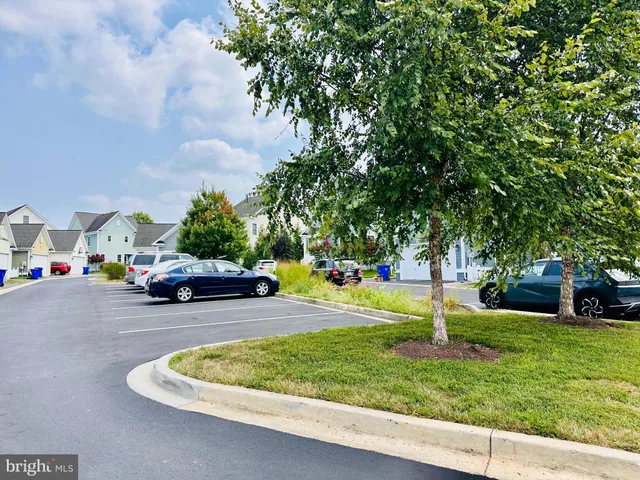 a front view of a house with a yard and potted plants