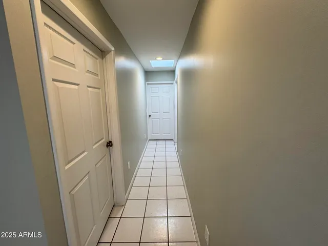 a view of a room with an empty space