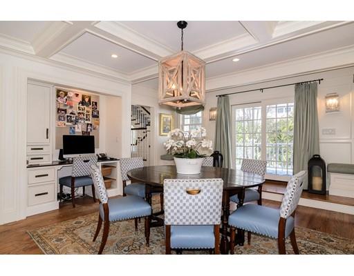 25 Kenilworth Road Wellesley, MA 02482 - Photo 4 of 28 a view of a dining room with furniture wooden floor and chandelier