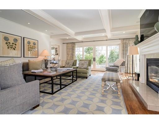 25 Kenilworth Road Wellesley, MA 02482 - Photo 6 of 28 a living room with furniture and a fireplace