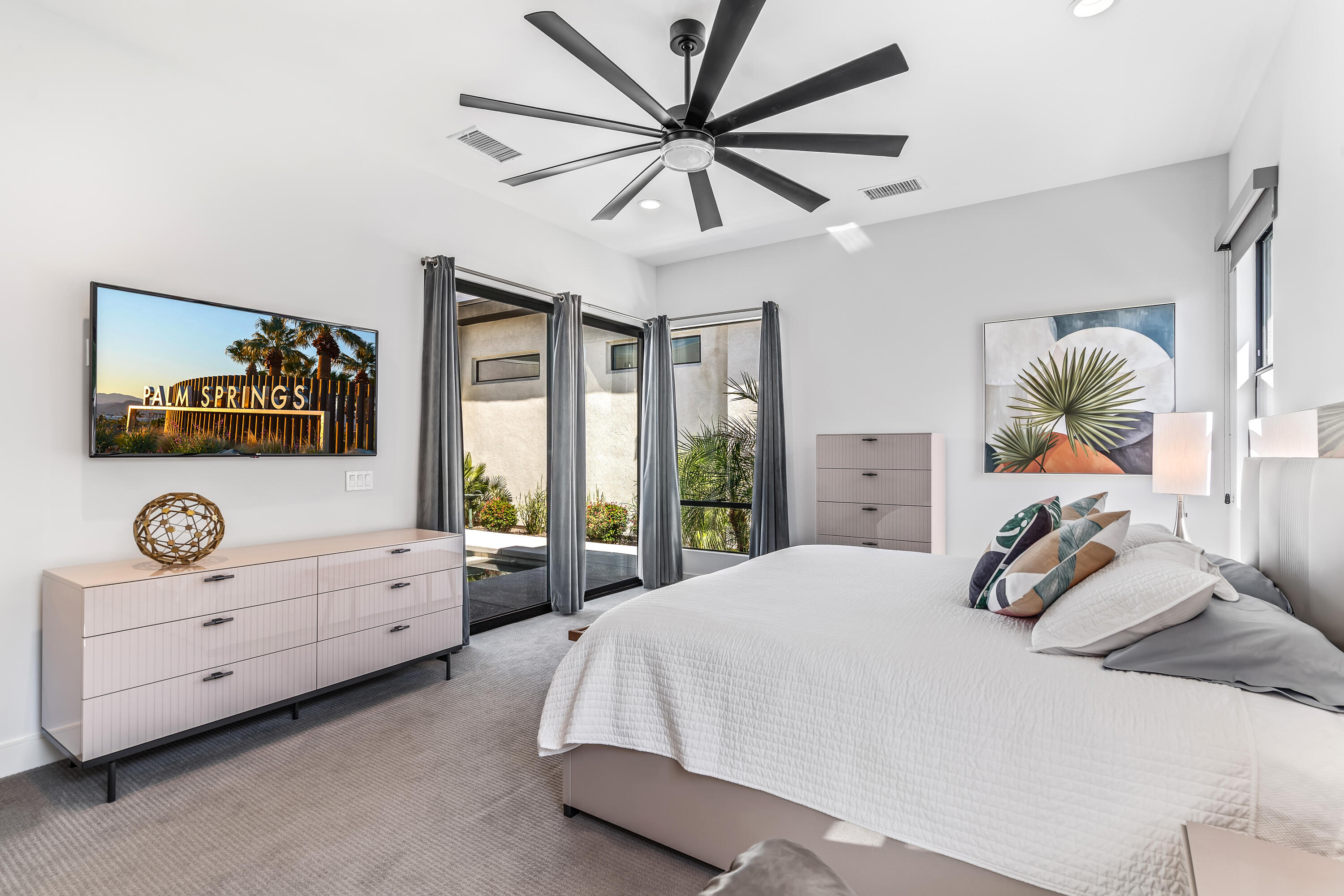 175 Vibe Way Palm Springs, CA 92262 - Photo 13 of 42 a bedroom with bed and window