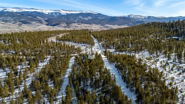 a view of lake and mountain