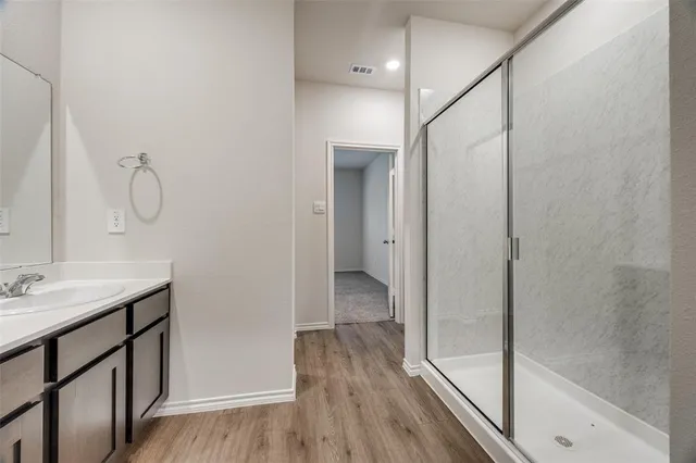 a view of an empty room