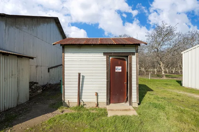 a view of a terrace with yard